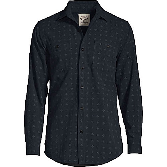 Lands' End Other - Blake Shelton x Lands' End Men's Traditional Fit Chambray Work Shirt Size L NWT